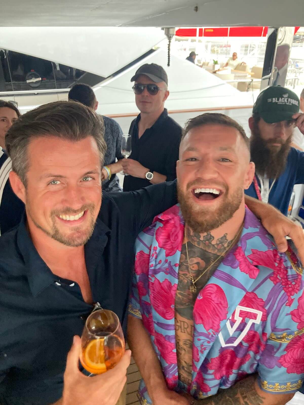 Alex with Conor McGregor